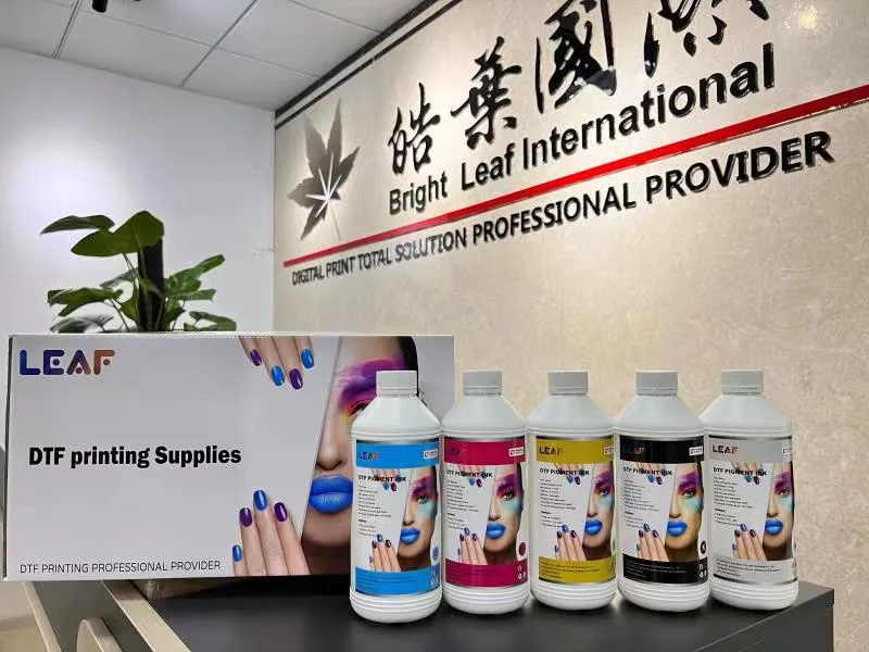 LEAF 1000ml DTF ink and powder Textile Printing Ink DTF InkS for T Shirt Printing