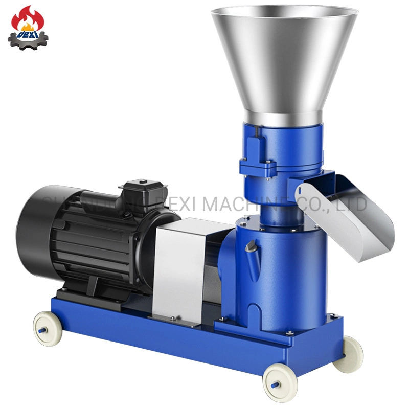 Small Poultry Feed Granulator Electric Motor Feed Pellet Machine