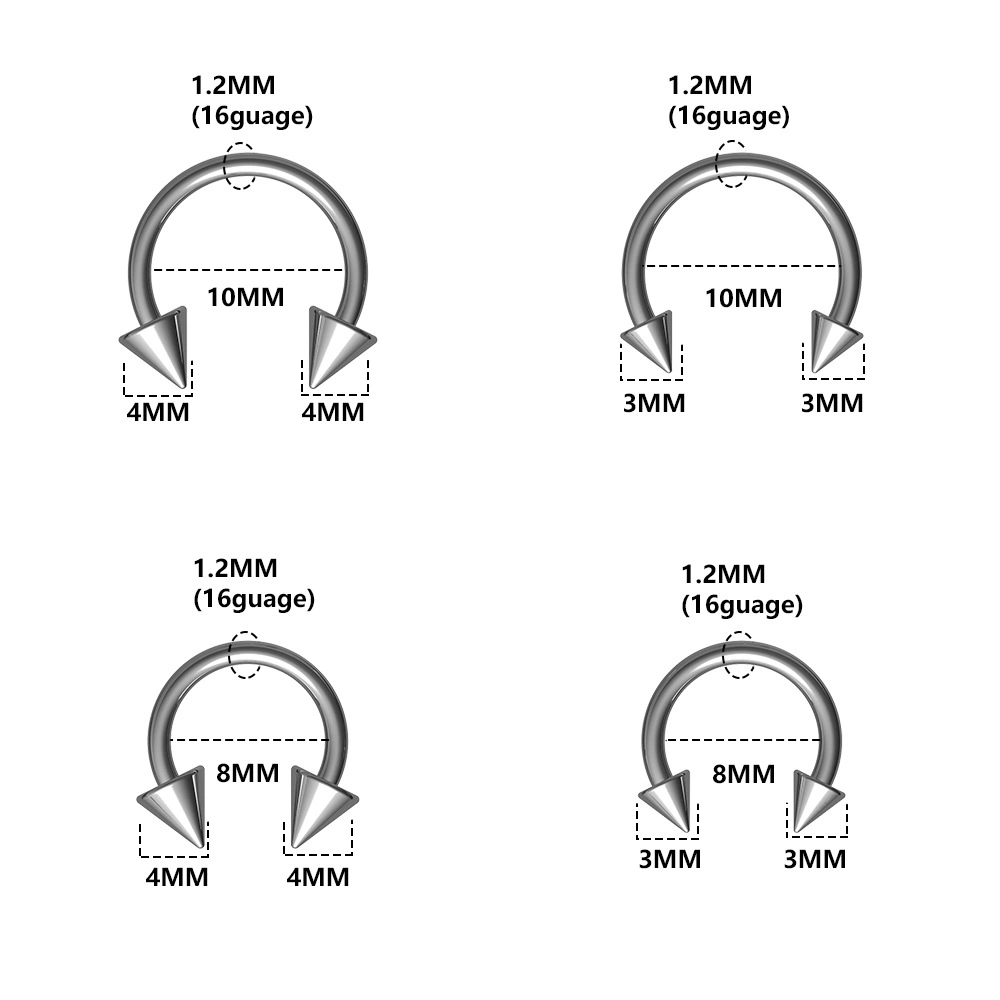 Wholesale/Supplier Titanium Steel U-Shaped Ball Nose Ring Body Piercing