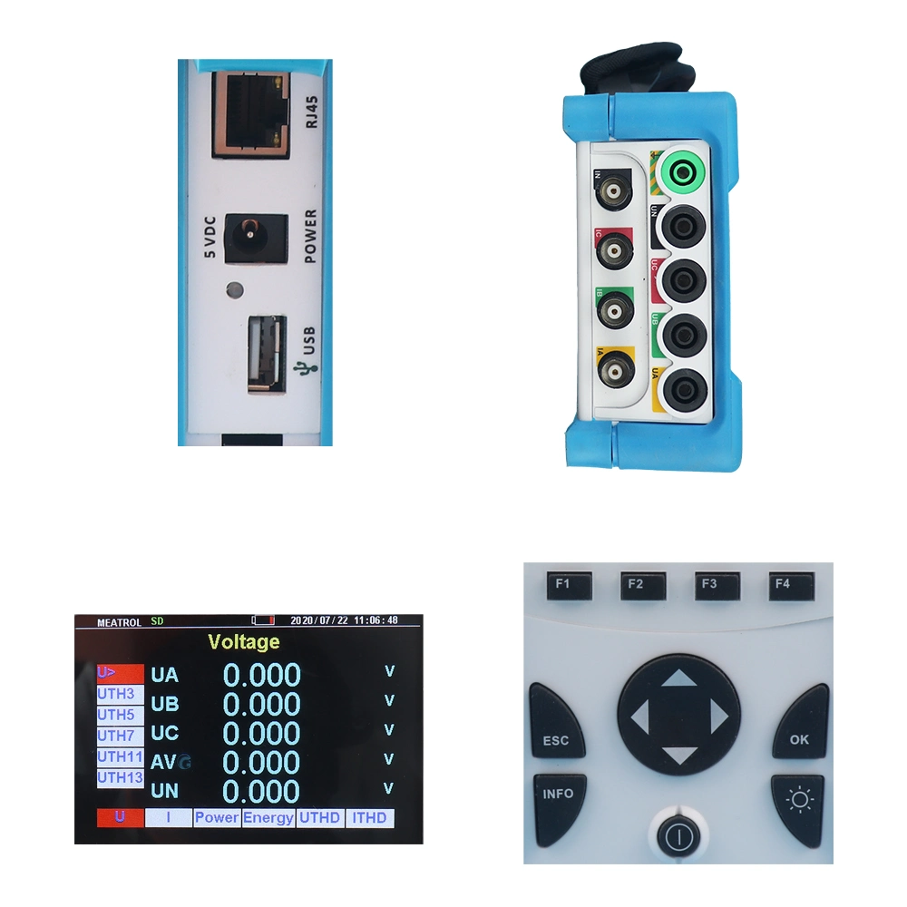 3 Compteur d'énergie de la phase d'instruments et d'alimentation électrique standard de Moniteur avec le système de gestion de l'énergie