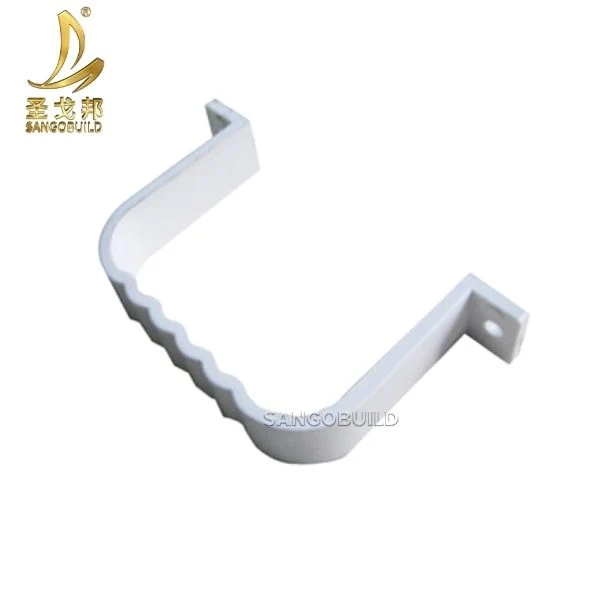 Half-Round Rain Gutter for Roof Drainage System Factory Price PVC Rain Water Gutters Fittings Rainwater Roof Gutter for Ghana Kenya Chile