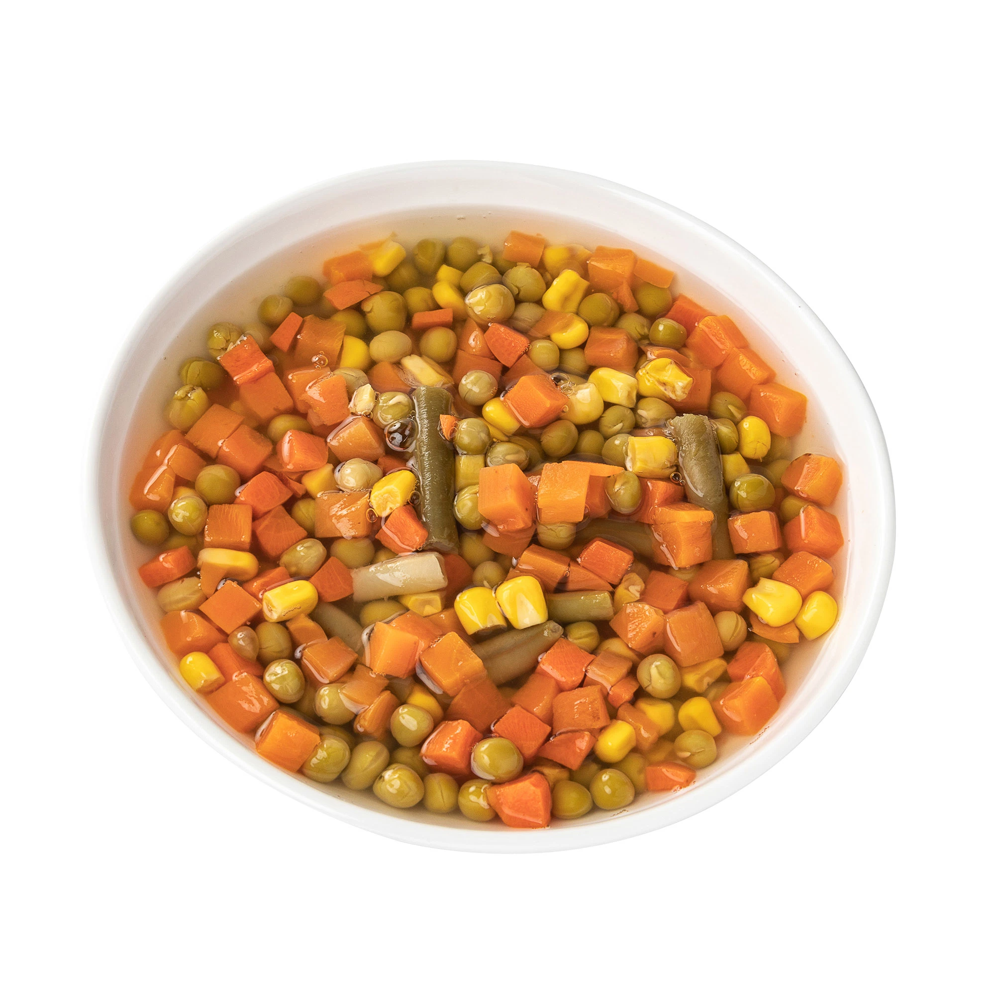 Nouvelle saison en conserve légumes mélangés avec maïs de carotte Pea à Choisissez dans les boîtes