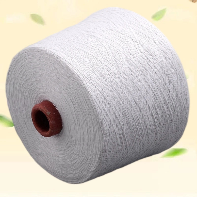 China Manufacturer Optical White AAA Grade 100% Spun Polyester Yarn 50s/3 for Sewing