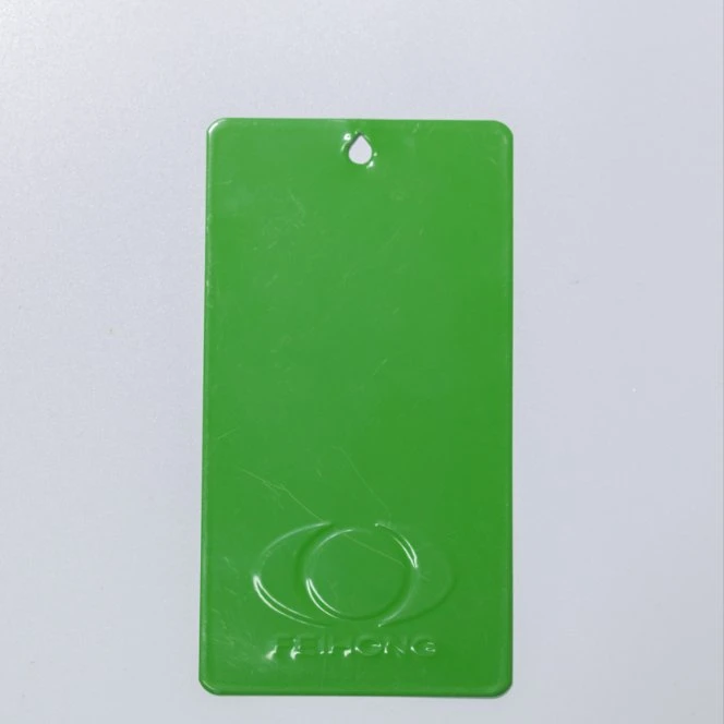 Ral6018 Green Color Epoxy Polyester Powder Coating Smooth Glossy