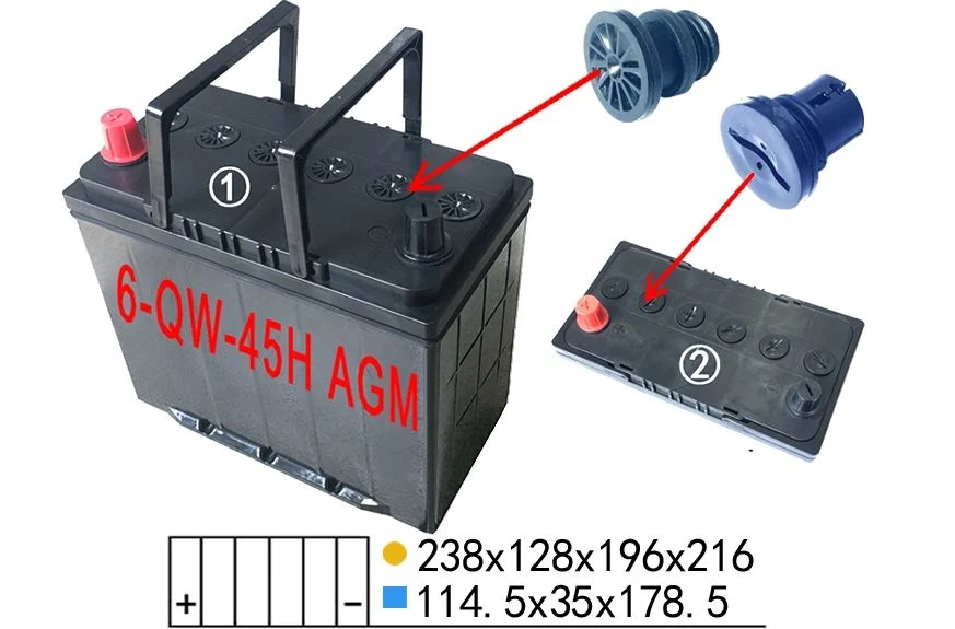 6-Qw-65h AGM Lithium avec UPS-Battery-Box 280ah Batterie au plomb-acide en gel de haute qualité 12V 7ah Set d'outils Perceuse Bouteille Vélo électrique 21700 Boîte de batterie 12 volts