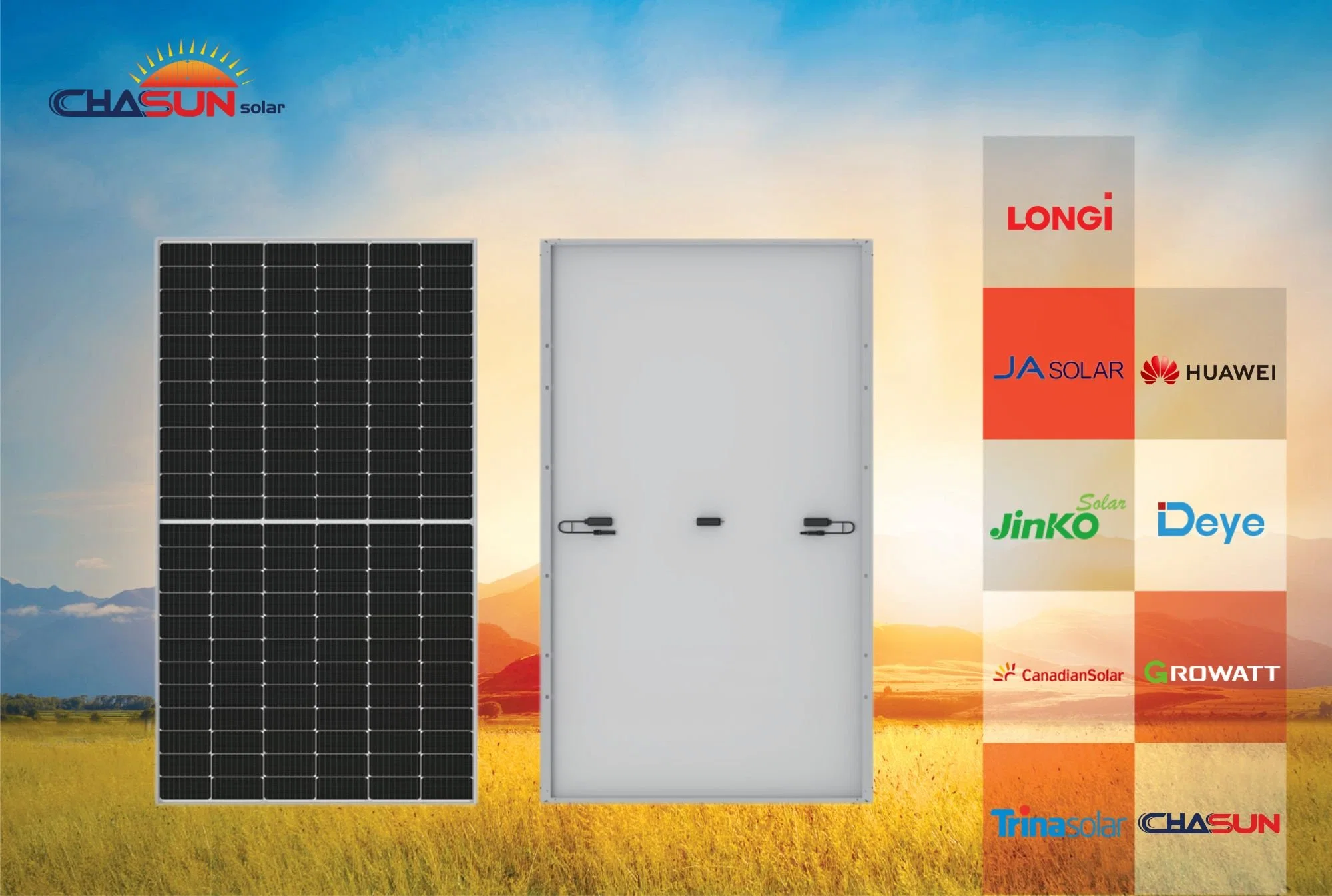 Longi Jinko Trina Canadiansolar Cooperative Partner Distributor Dealer Mono and Poly PV Solar Power Energy Panel Lr4-72hph 445-465m