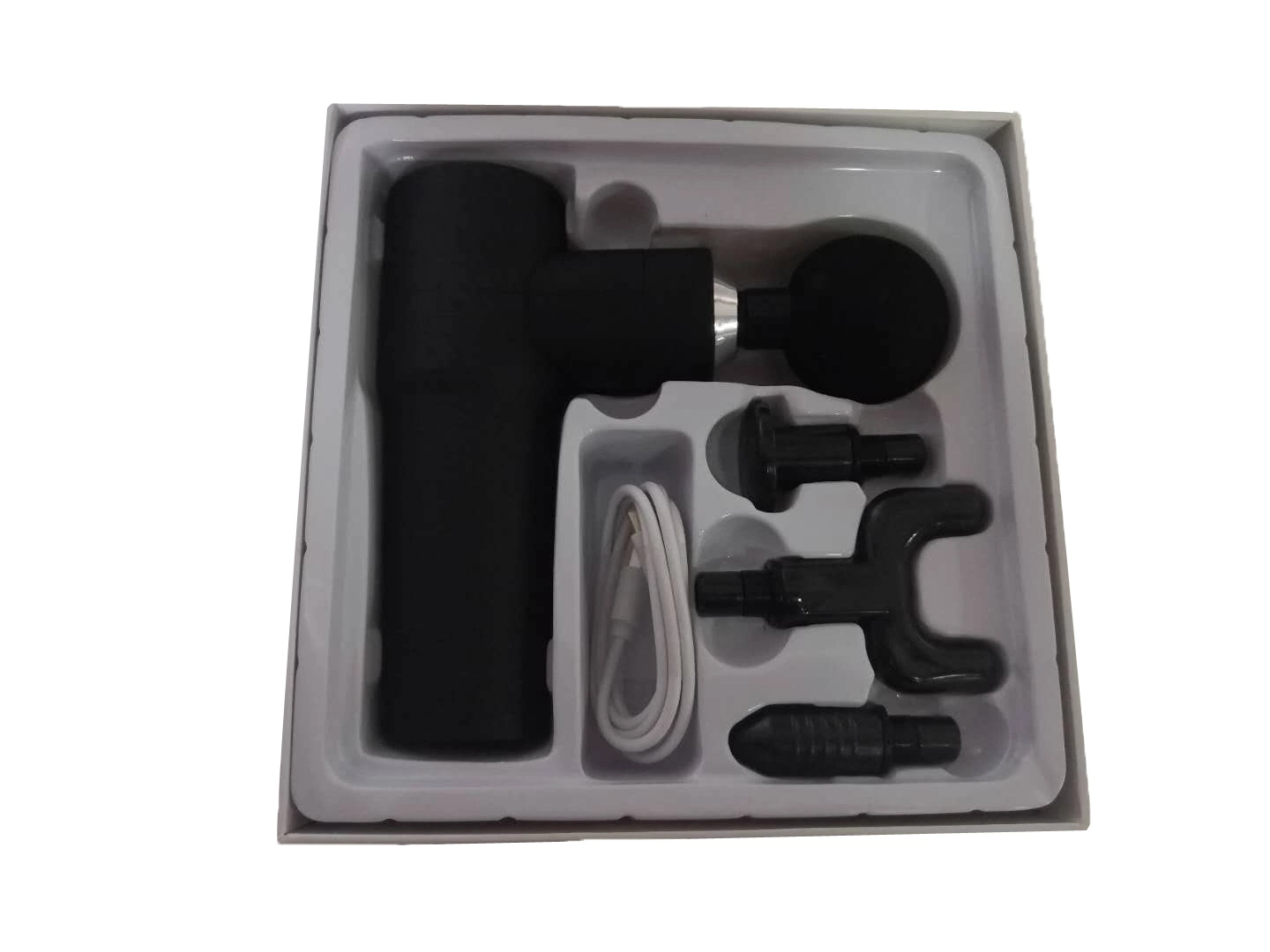 Mais barato 24V Wireless Classic Black Body Relax Muscle massajador Speed Mini-pistola de massagem fascial ajustável