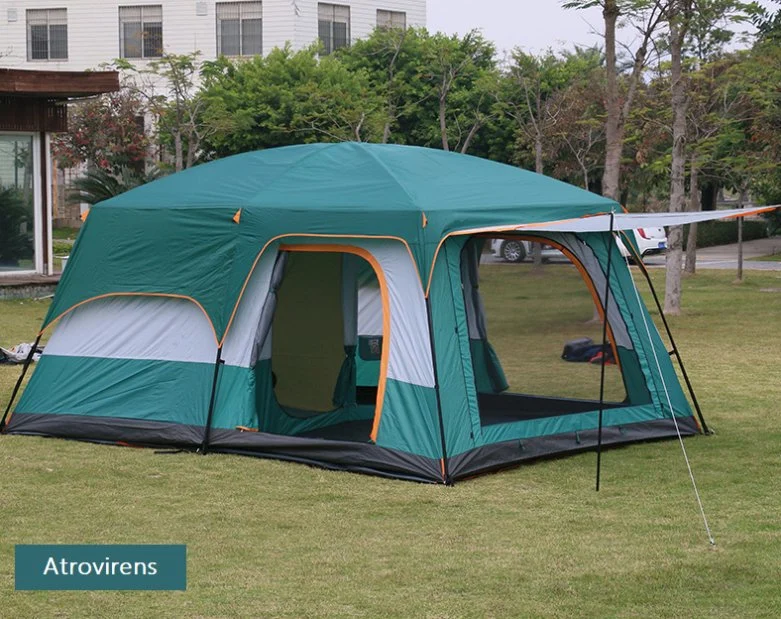 8-10 Persona Gran Acampar resistente al agua de la familia de 2 dormitorios grandes Acampar al aire libre