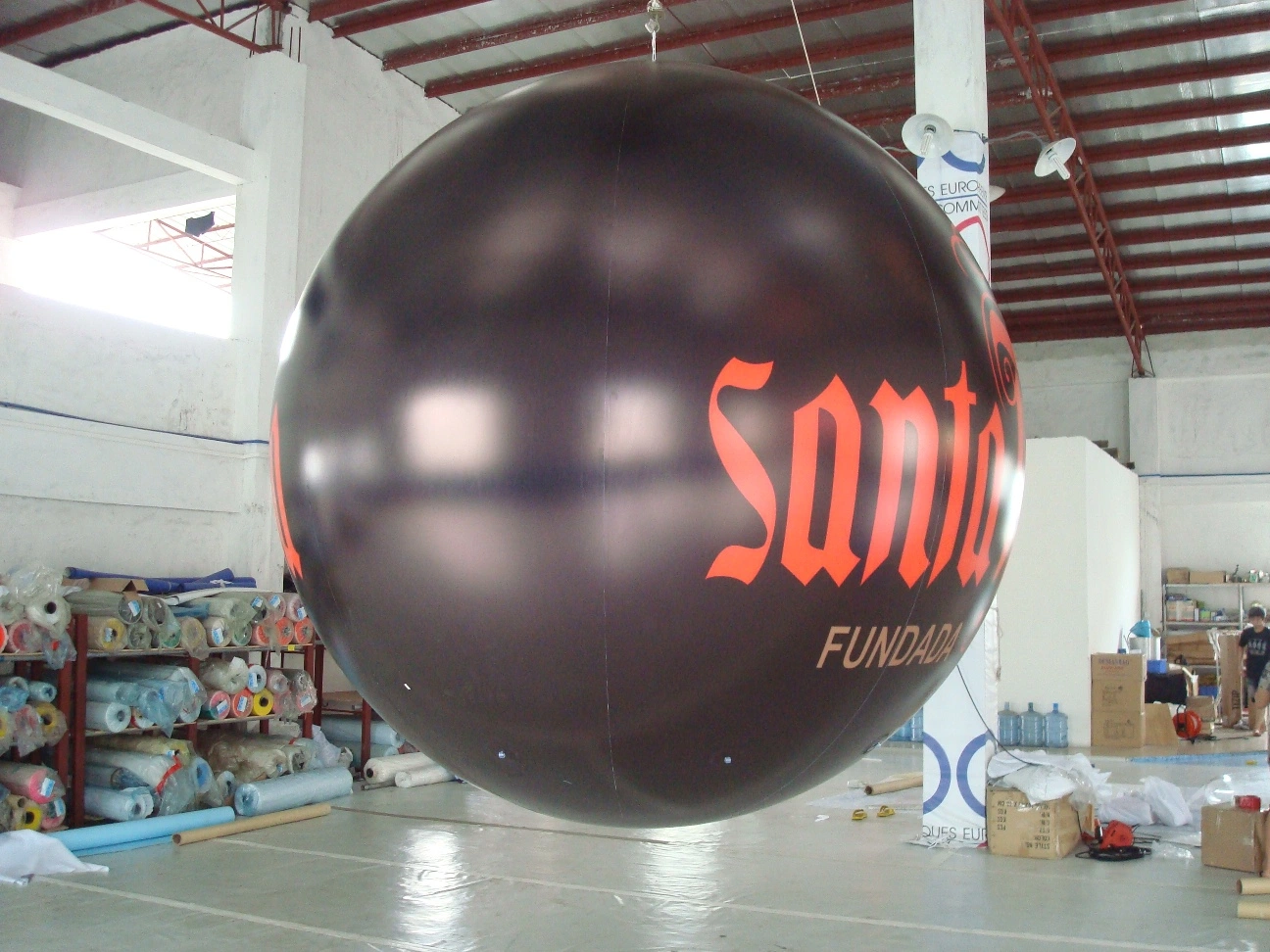 3.5m Diameter PVC Colorful Inflatable Advertising Products / Giant Advertising Balloons