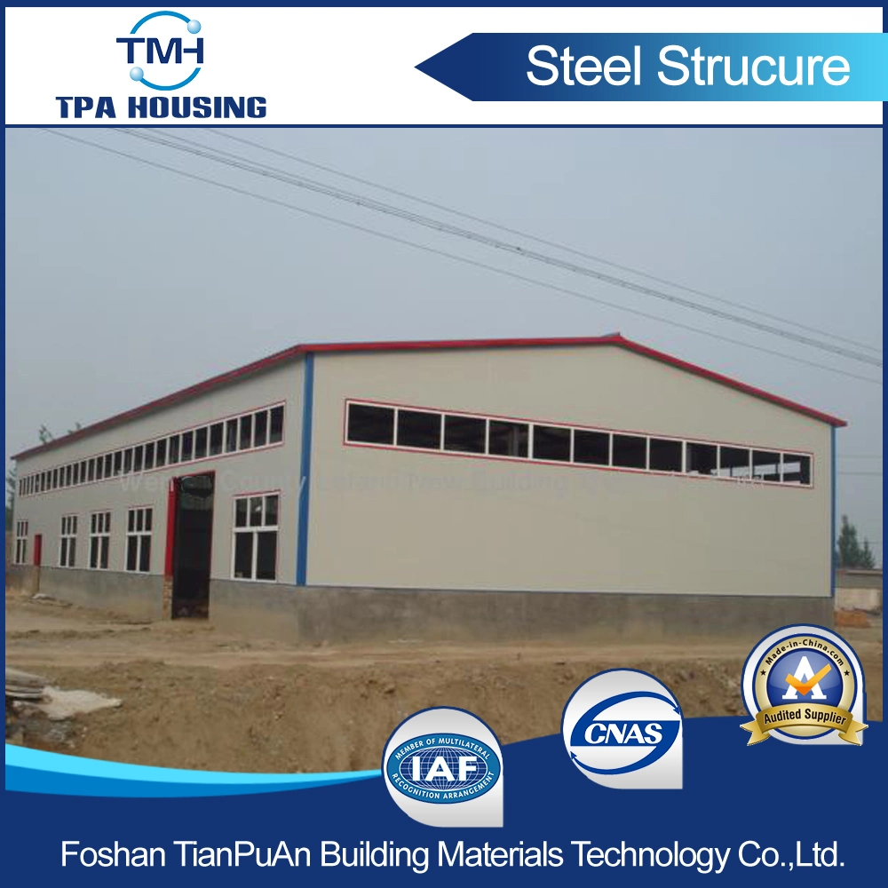 China Low Cost Prefabricated Workshop Light Steel Structure Metal Frame Warehouse Storage