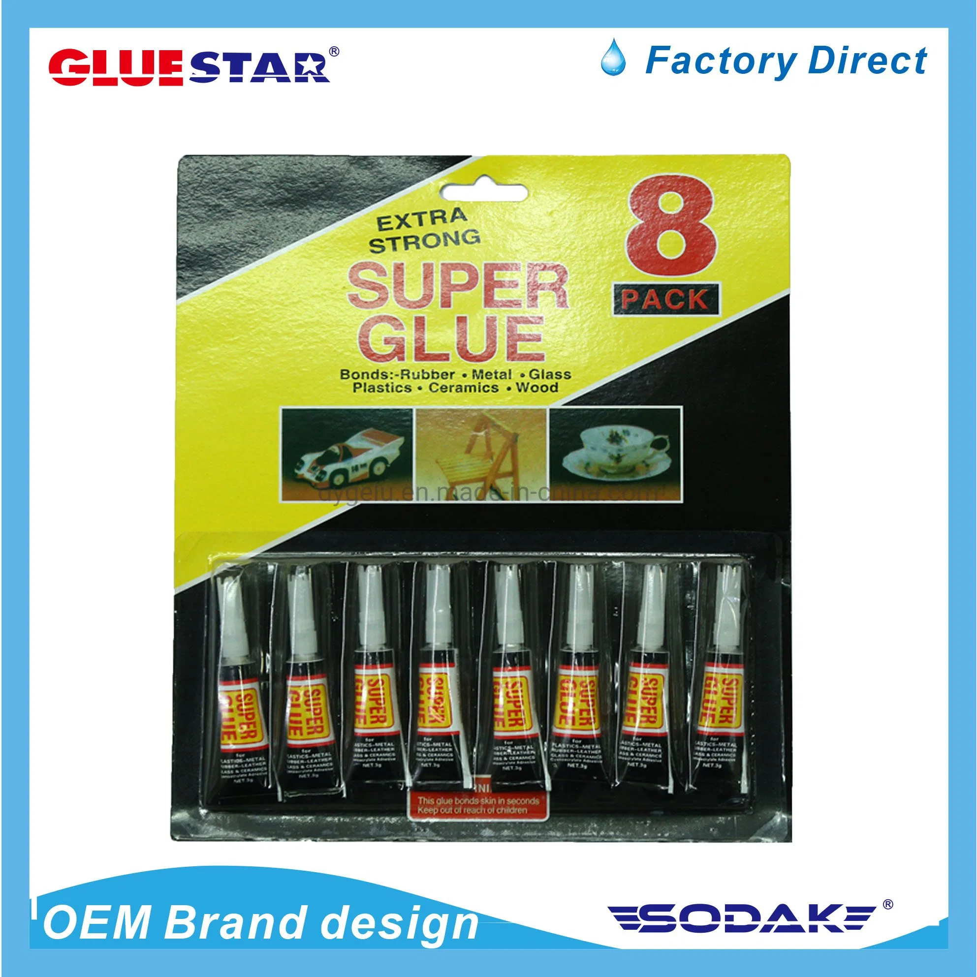 Daily Use Power Strong Super Glue 502 Cyanoacrylate Adhesive