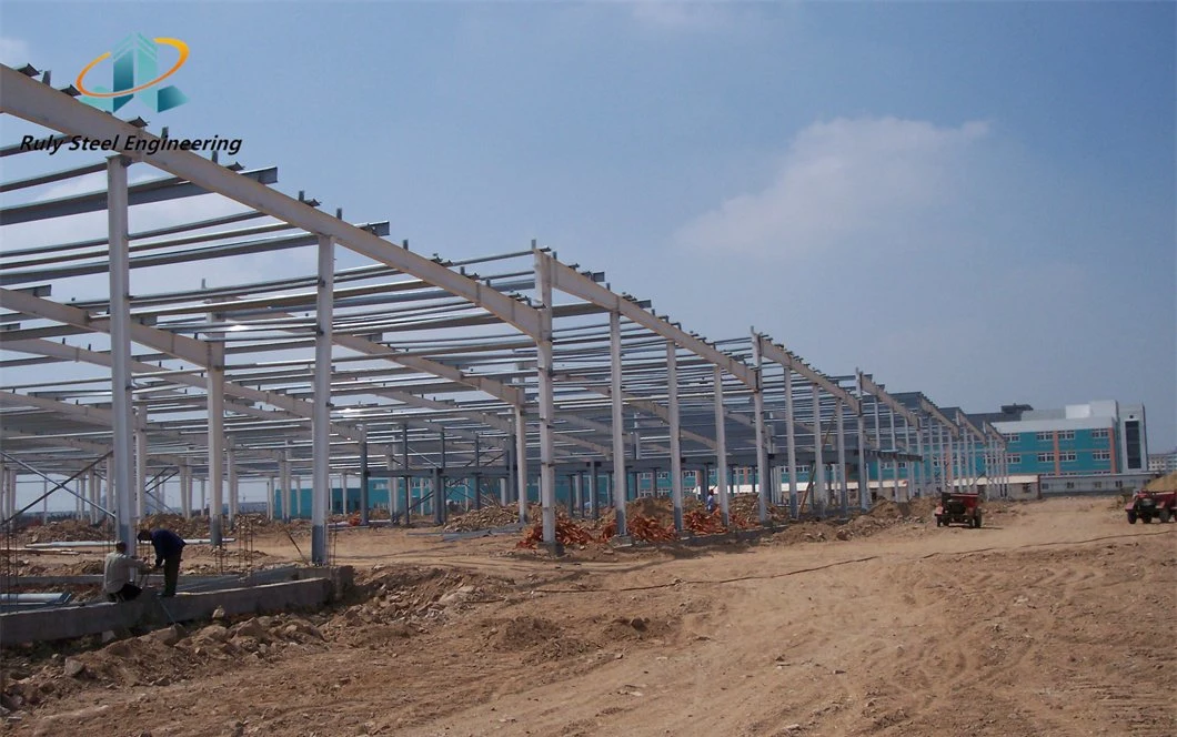 Construction en acier du bâtiment industriel / Atelier de châssis en acier du bâtiment préfabriqué