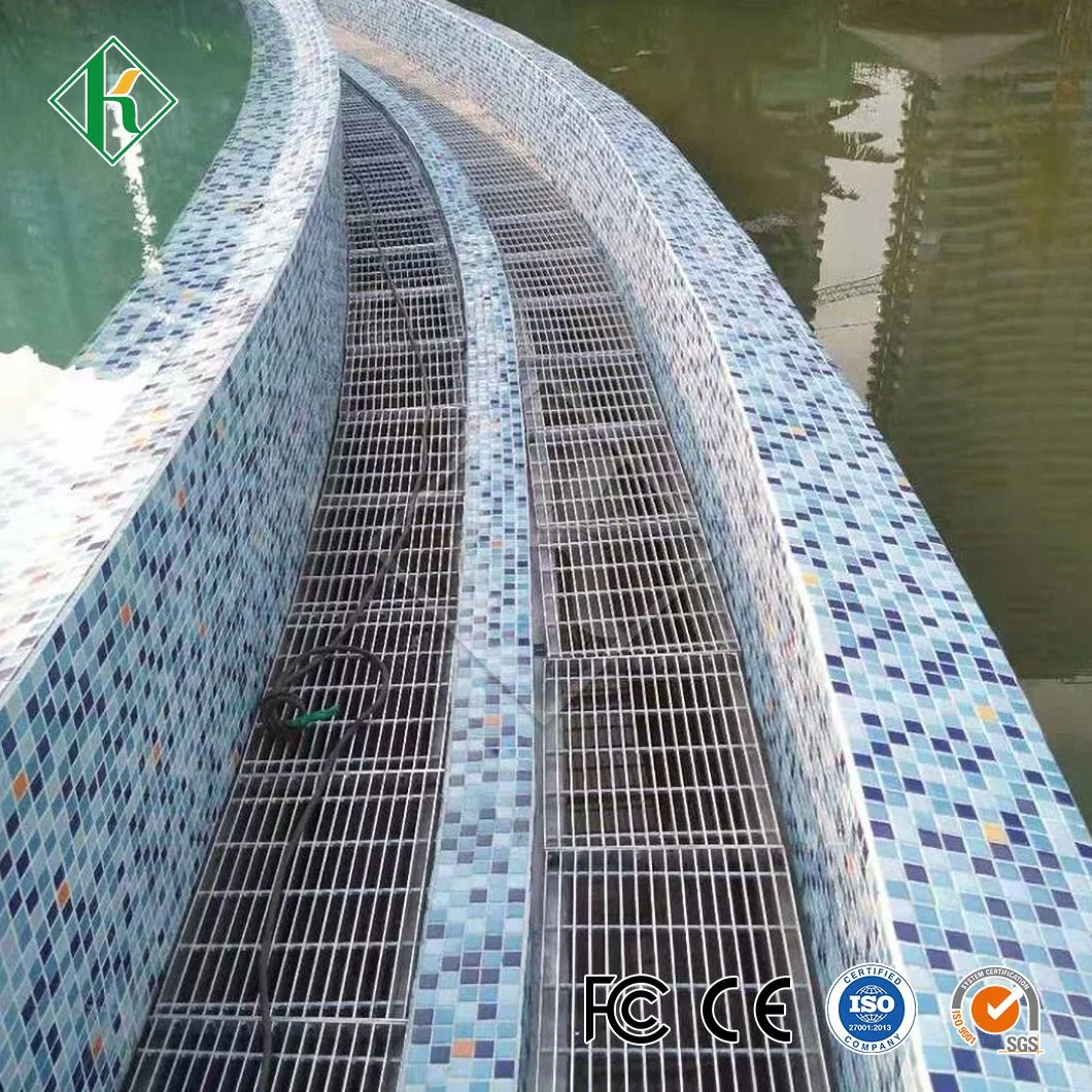 Kaiheng Galvanized Steel Grating Manufacturers Rectangular Trench Cover China Drain Steel Grating