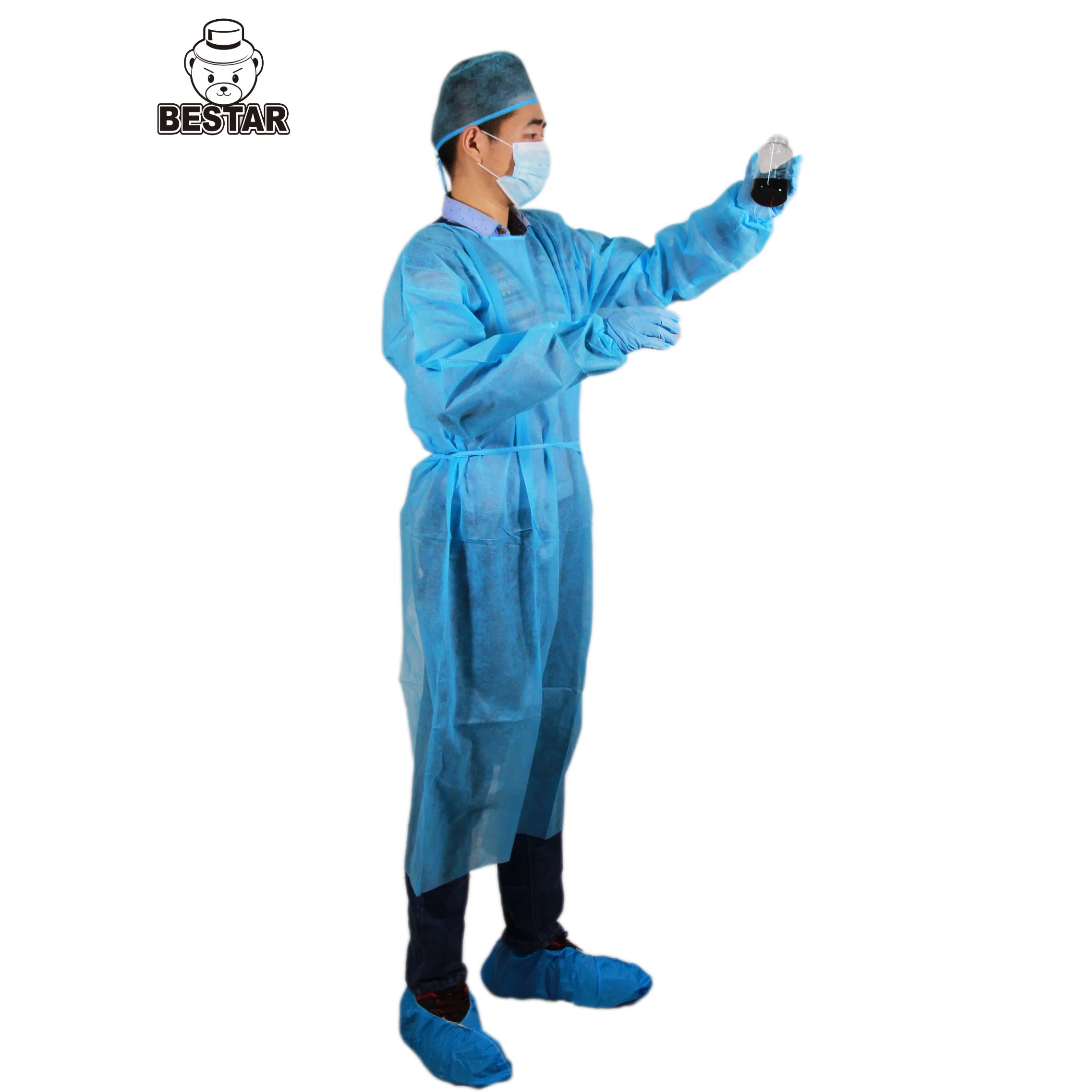 Disposable Nonwoven Spp Isolation Gown