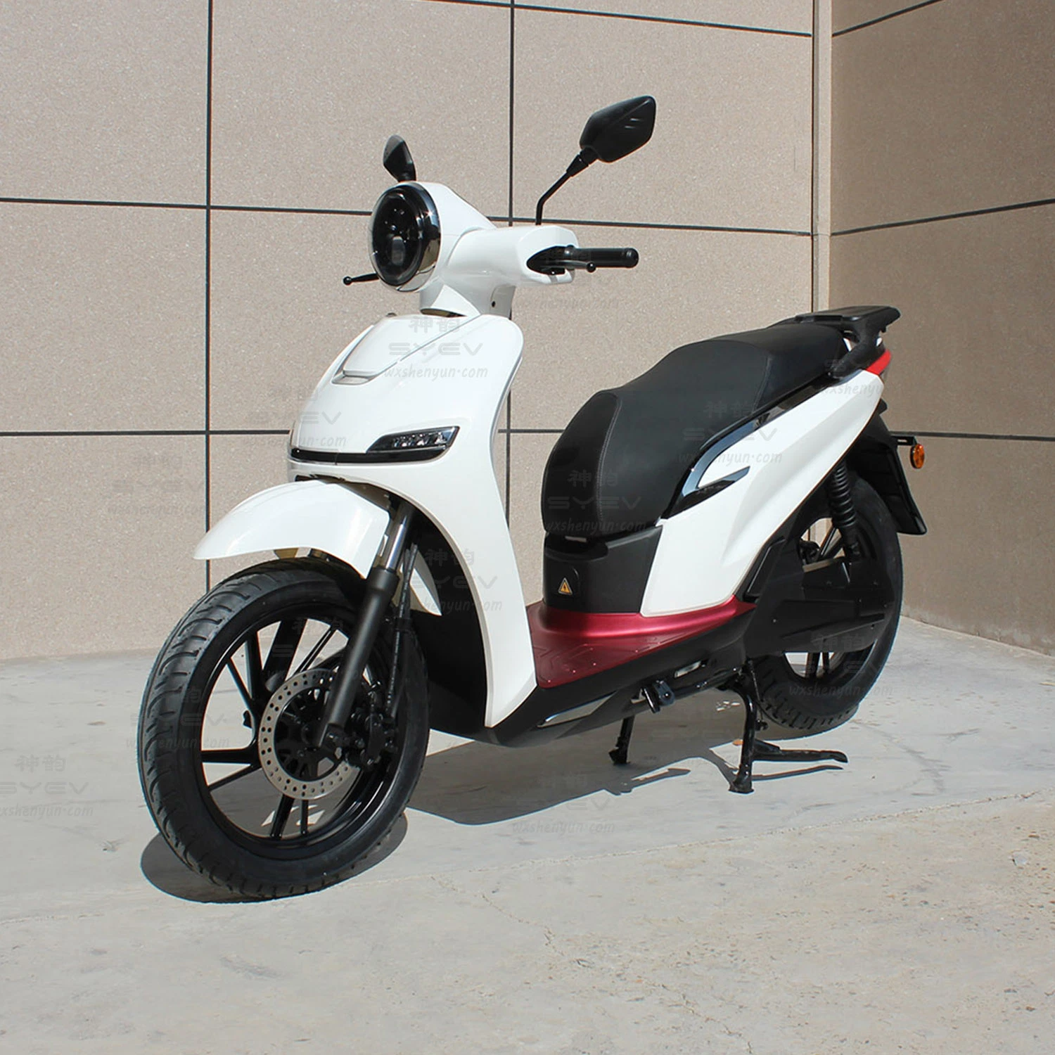 Scooter elétrica de 80 km/H, motociclo elétrico de alta velocidade, grande potência elétrica Mopped Syev Shenyun Sy-T500s Sy-T500s-B