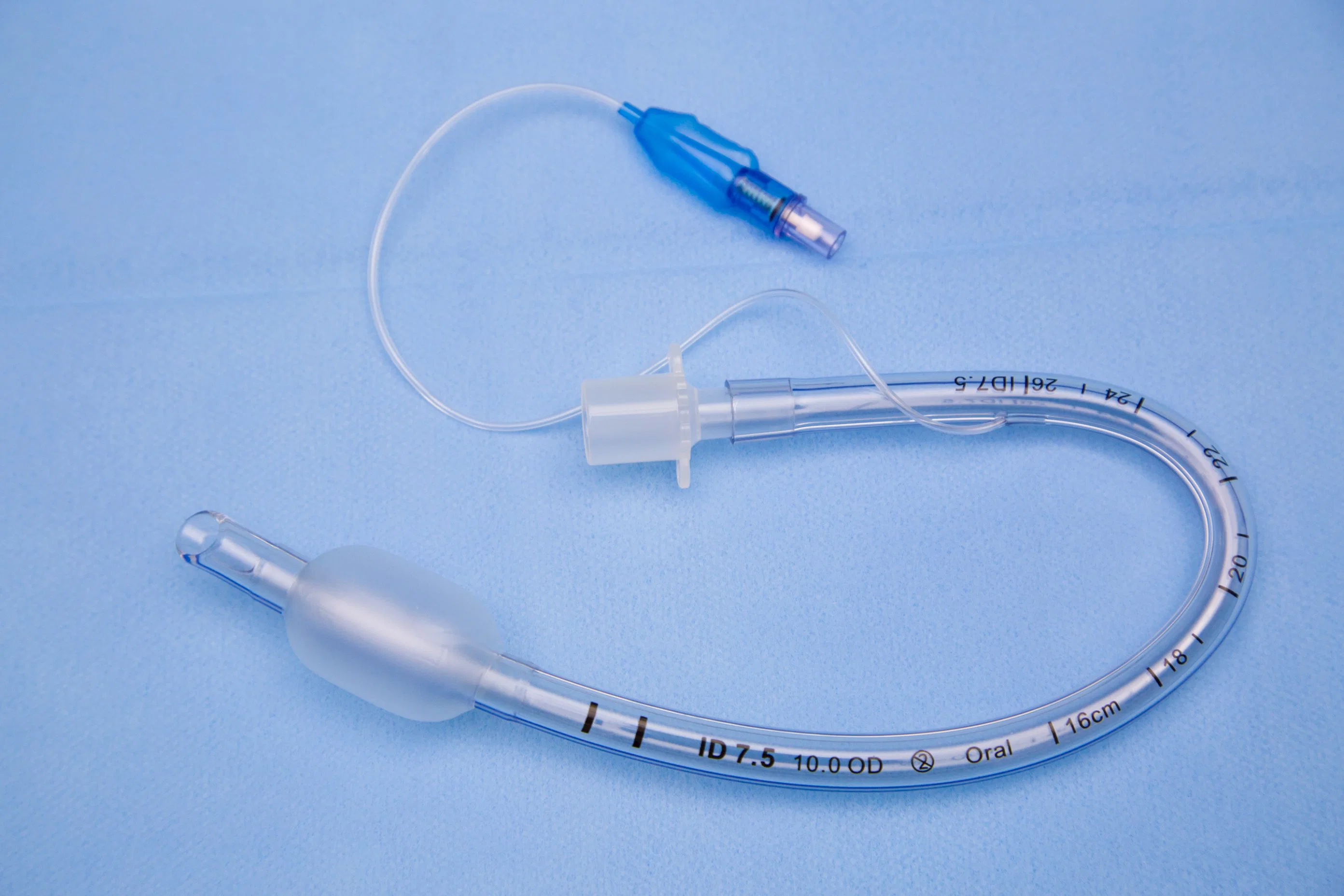 Carton plastique emballage unique tube endotrachéal médical Hot sale