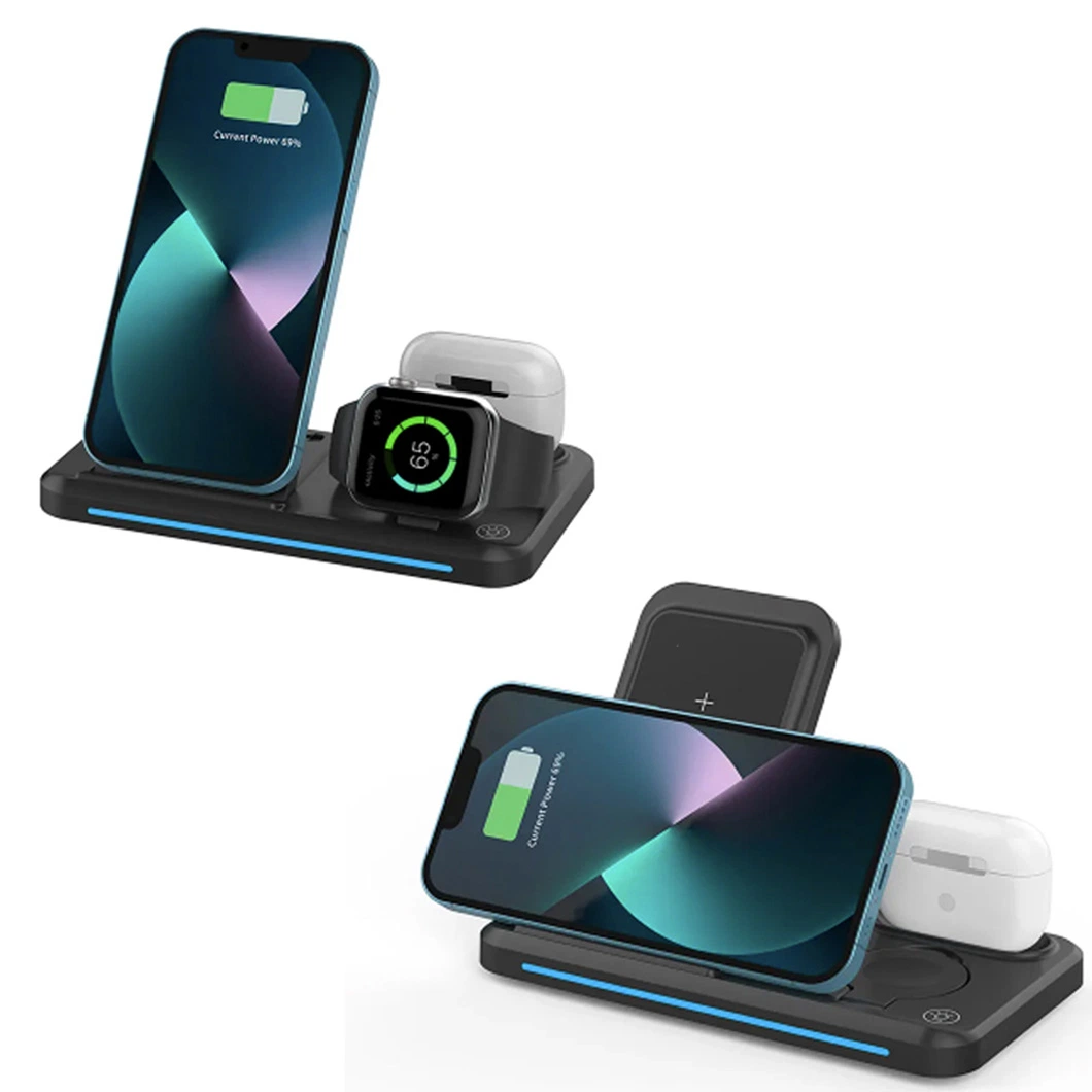 3 in 1 Multi-Functional Cellphonestandard Wireless Charger