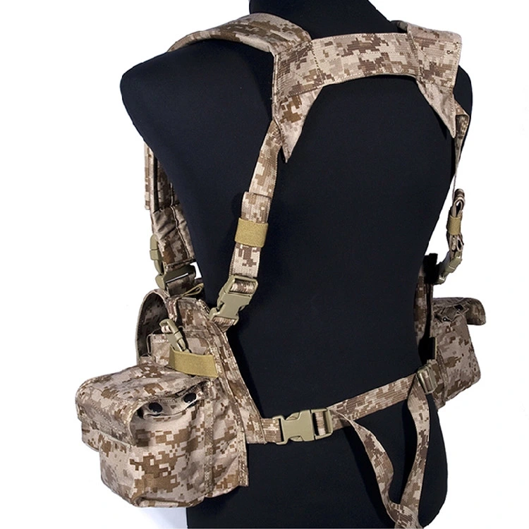 En el exterior de nylon 900d Multi-Pockets Module-System Chaleco táctico Multicam