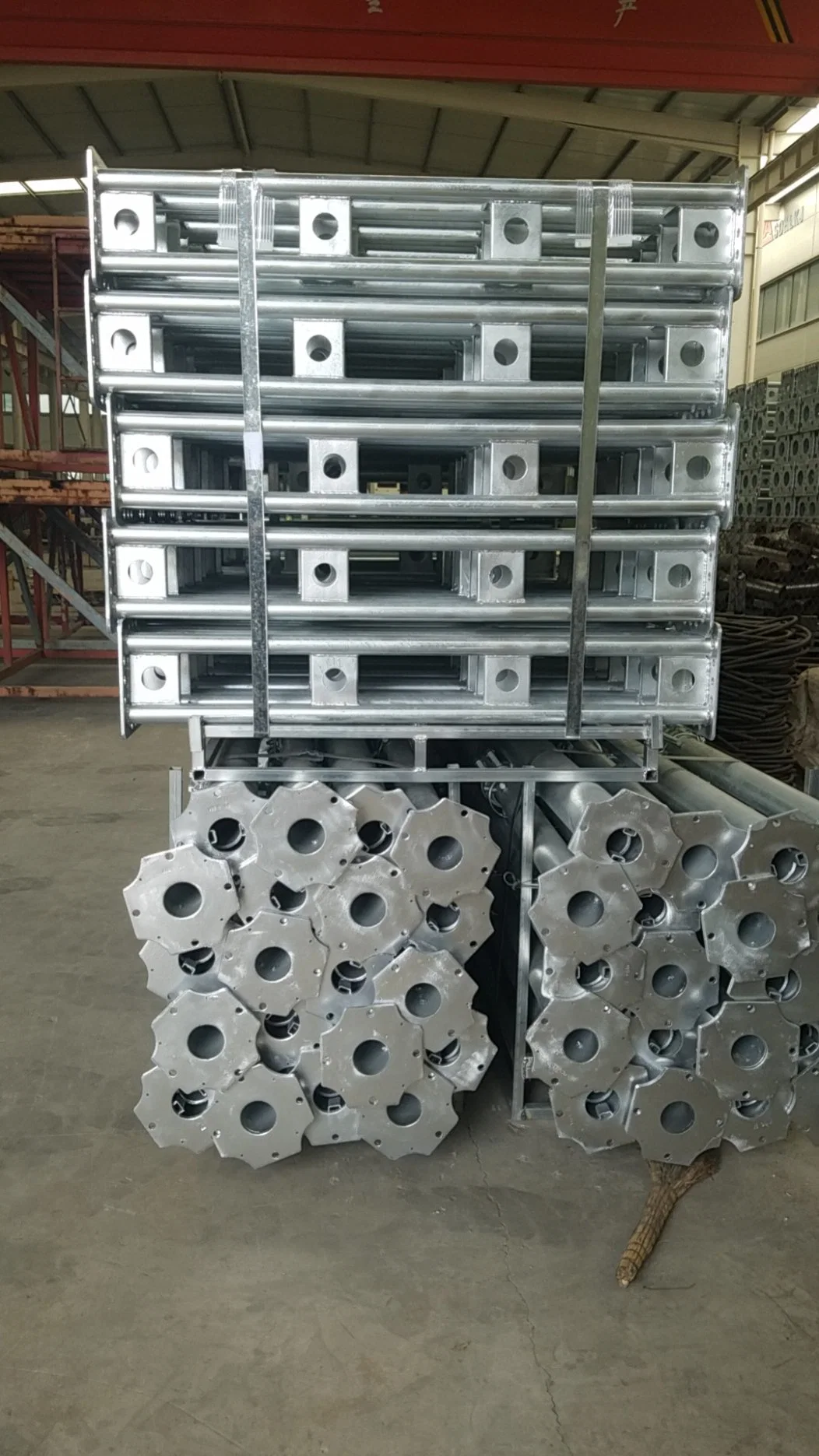 Carbon Steel Profile Support Prop Frame with Galvanized Painted Powder Coating Board Cheap Price Scaffold Fittings Steel Pipe Support