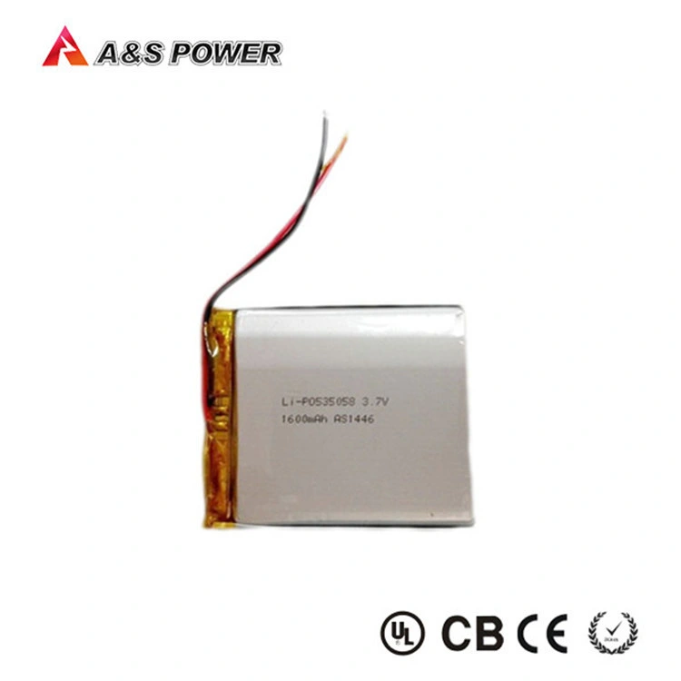 Best Selling 535058 1600mAh Rechargeable 3.7V Li Polymer Li Ion Battery for Smart Door Lock