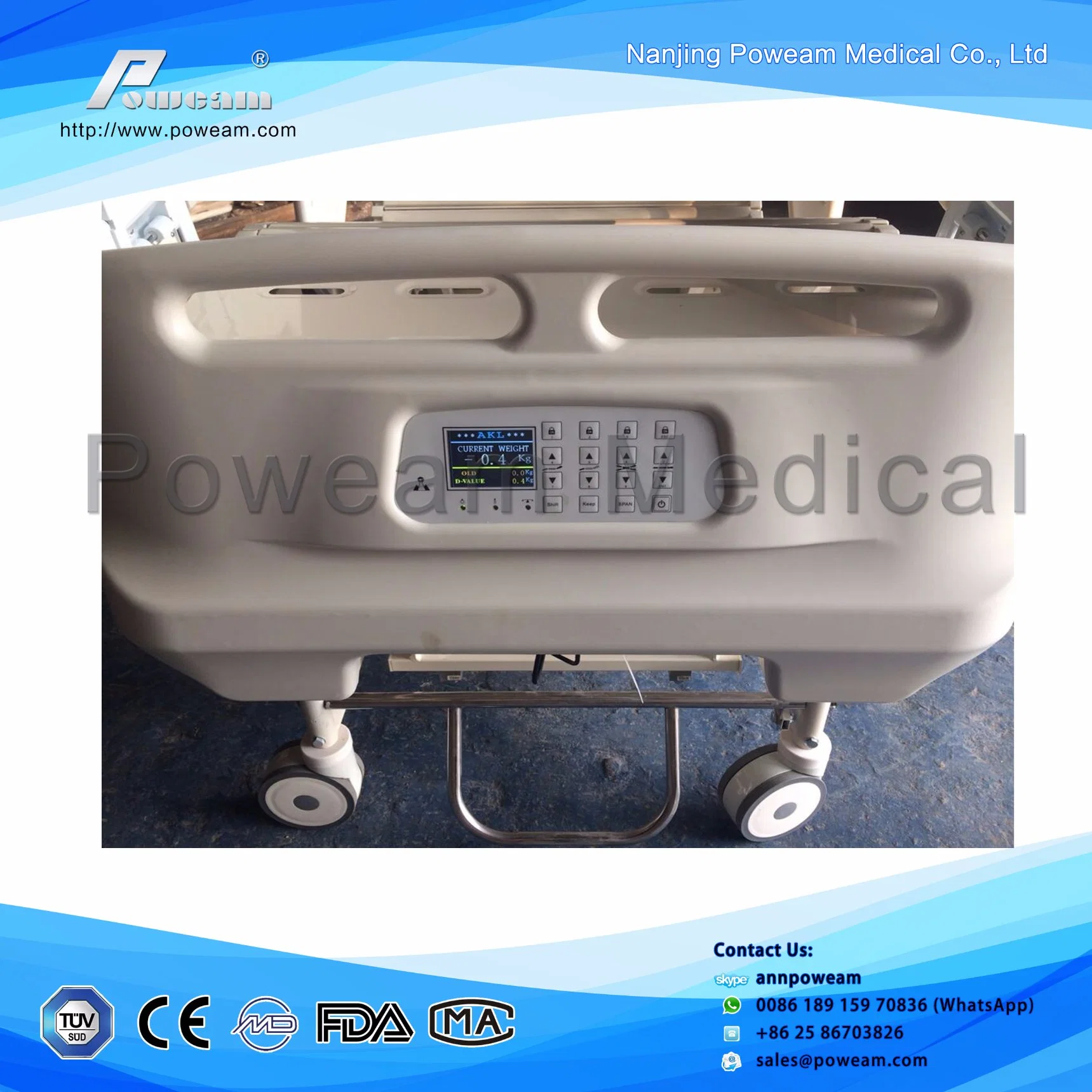 Emergency Folding Hospital Orthopedic Electric Bed