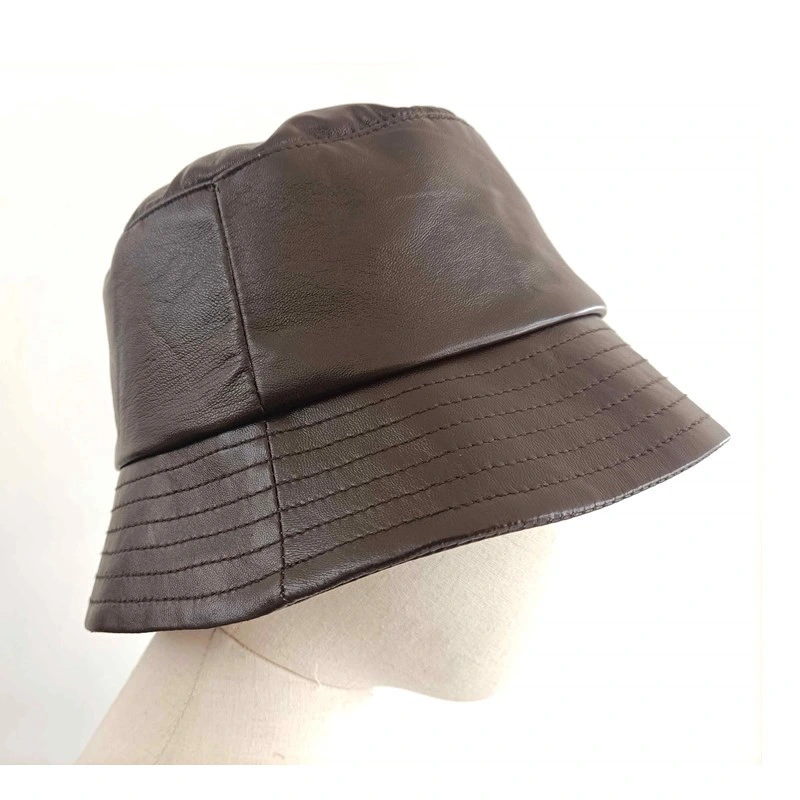Distribuidor de las chaquetas de cuero auténtico de béisbol sombrero pescador Snapback Tapa de la cuchara