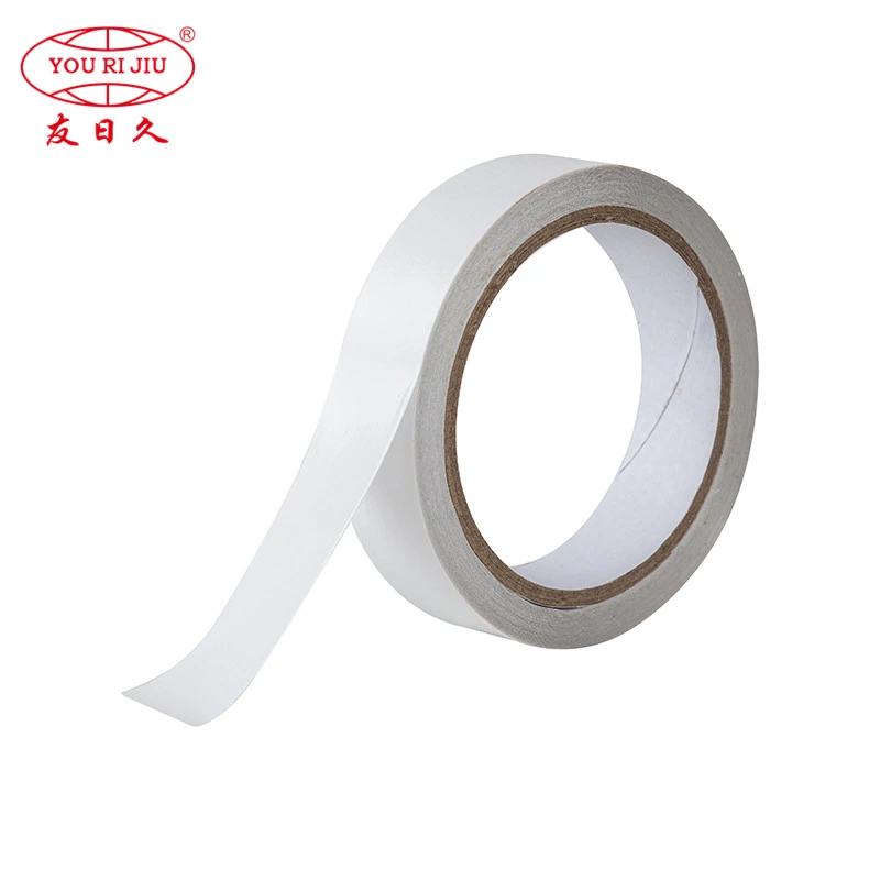 Yourijiu Cloth Electrical Stationery Pasting Two Side White Yellow Paper Hotmelt Solvent Glue Tissue Tape