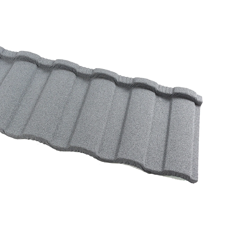 Decorative Corrugated Green Stone Coated Metal Roof Tiles