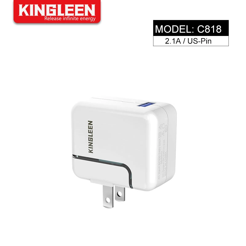 Us Pin Home Wall Charger Universal Fast USB Travel Rapid Phone Charging AC Adapter Portable Block