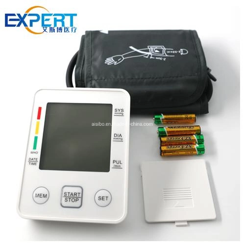Elektronisches Sphygmomanometer Gesundheitswesen Digitaler Blutdruck-Monitor Oberarm Bp Messgerät