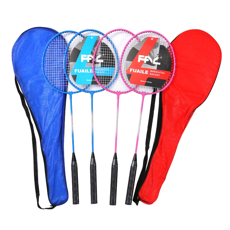 Fuaile Wholesale/Supplier Cheap Badminton Racket Iron Alloy Racquet Amateur Family Recreation Custom