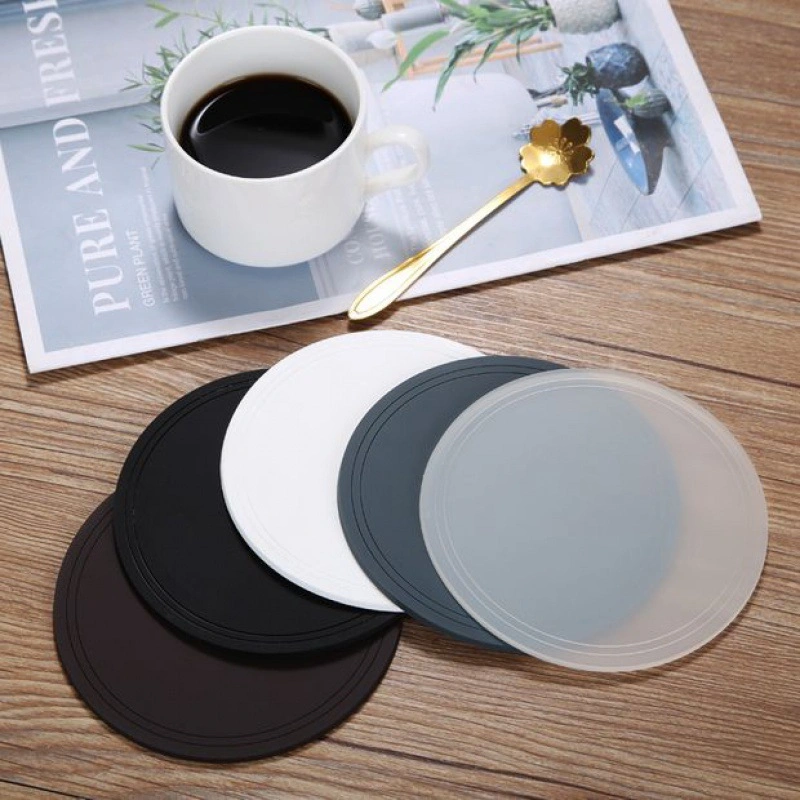 Silicone Homeware Coasters Set Non-Slip Table Coasters for Drinks