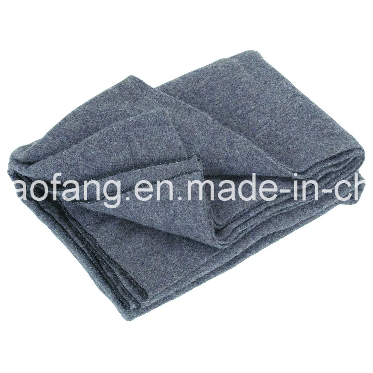 Woven Woolen 50%Wool/50%Polyester Blended Emergency Refugee Blanket