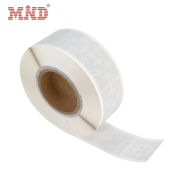 UHF RFID Label Sticker H47 50*50mm Square Shape M4qt Chip RFID Label Sticker