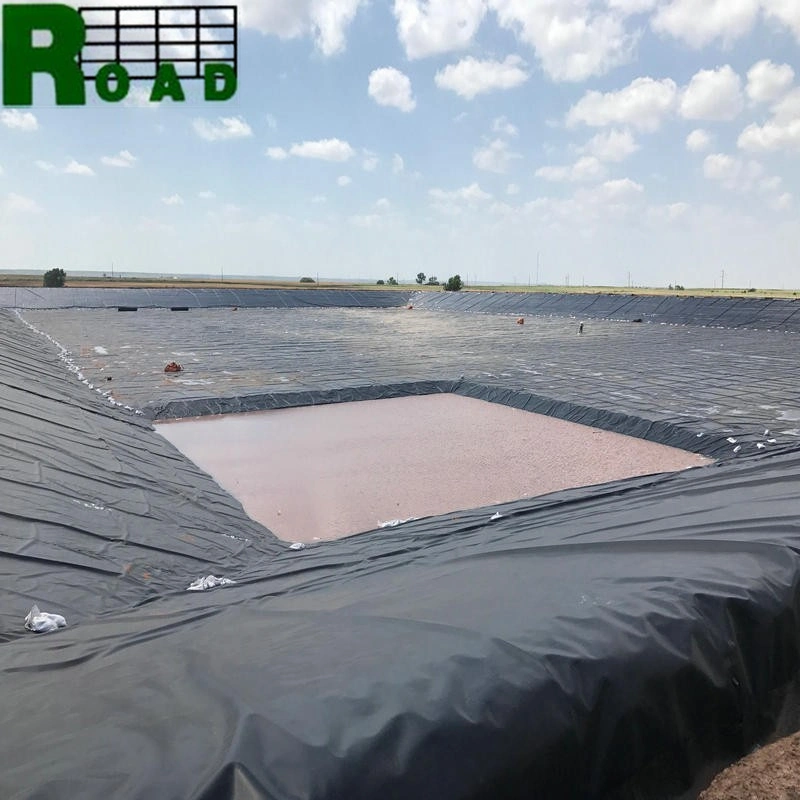 Customized UV Resistant HDPE PVC EVA Anti-Seepage Geomembrane Film for Black Landfill Site Price Pond Liner Manufacturer