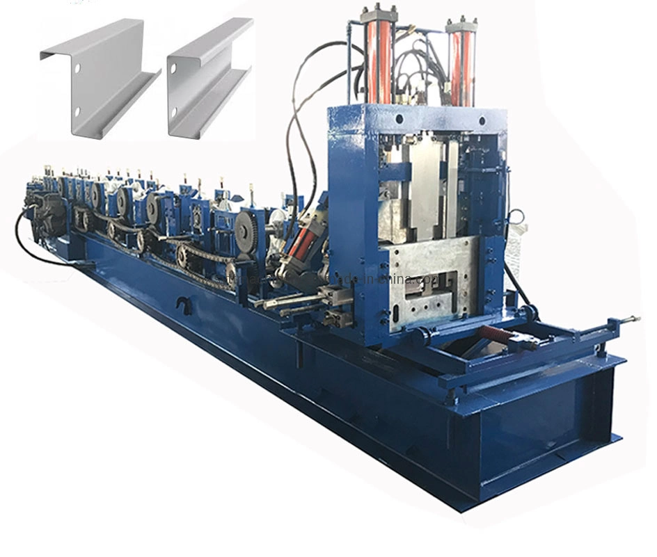 High Quality CZ Purlin Roll Forming Machine Fully Automatic CZ Purling Making Machinery