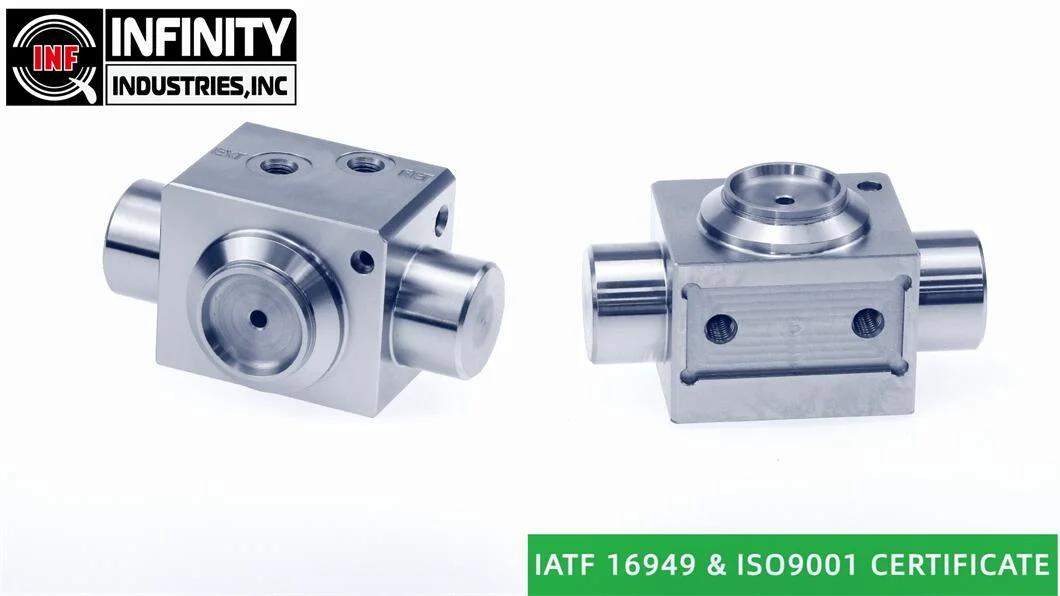 40mm-80mm Cylinder End/Valve Bock for Hydraulic Cylinder by CNC Milling