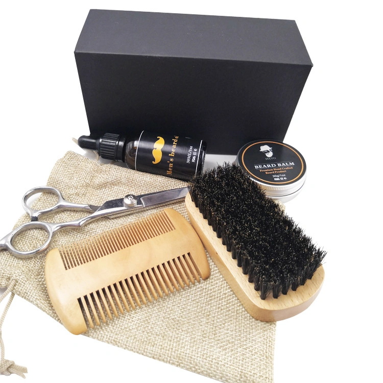 Etiqueta privada de atención de la barba Barba Set de Regalo Kit de aseo