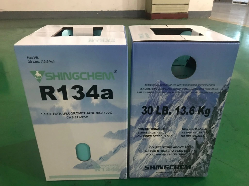 Wholesale/Supplier Price 99.9% Purity 13.6 Kg 134A Refrigerant Gas R134A