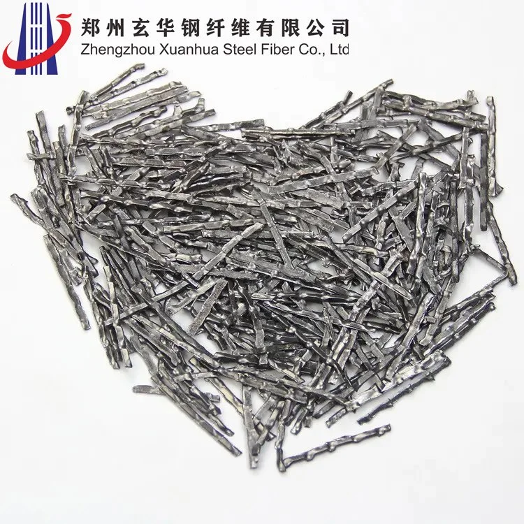 Shear Steel Fibre Cut Sheet Crimped Concrete Stainless Steel Fiber Architecturally