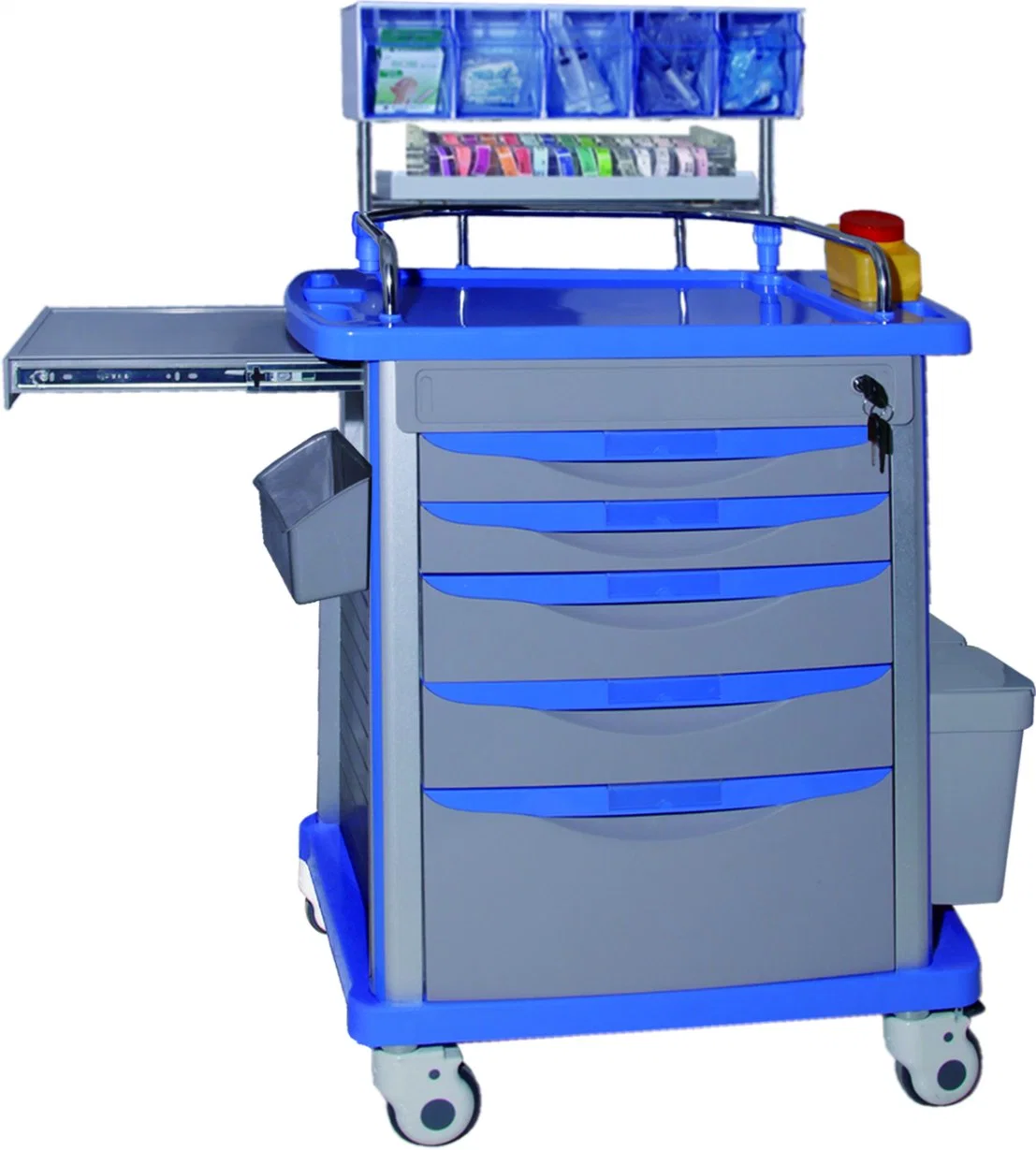 Mn-AC001ABS Hospital Treatment Trolley Medical Emergency Medical Equipment