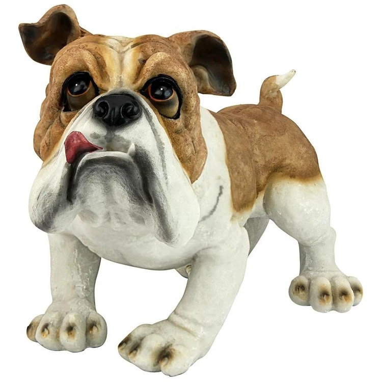 Modern Craft Resin Craft Lovely Bulldog Statue Home Decor
