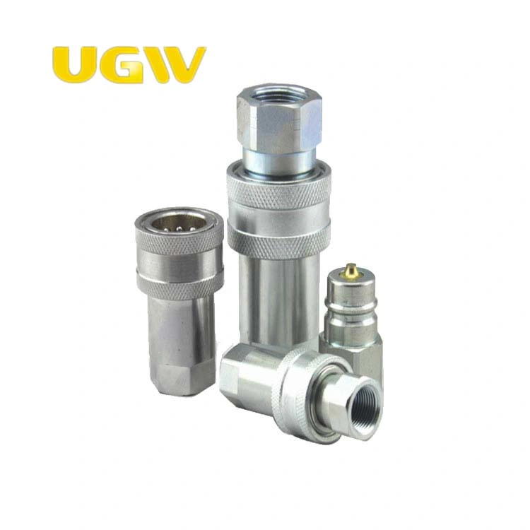 High Pressure Flat Face Hydraulic Hose Quick Coupling Quick Disconnector