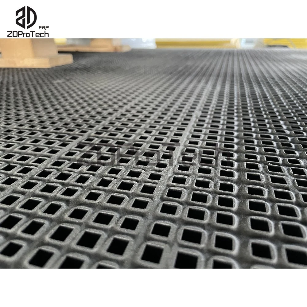 Steel Structure with FRP Gratings to Applicate at Outdoor Flooring or The Sea Scene