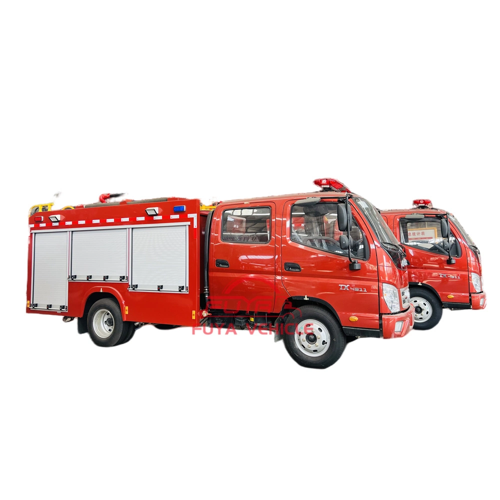 Foton Truck Fire Engine Truck with 1500gal Water Tank Fire Truck Price