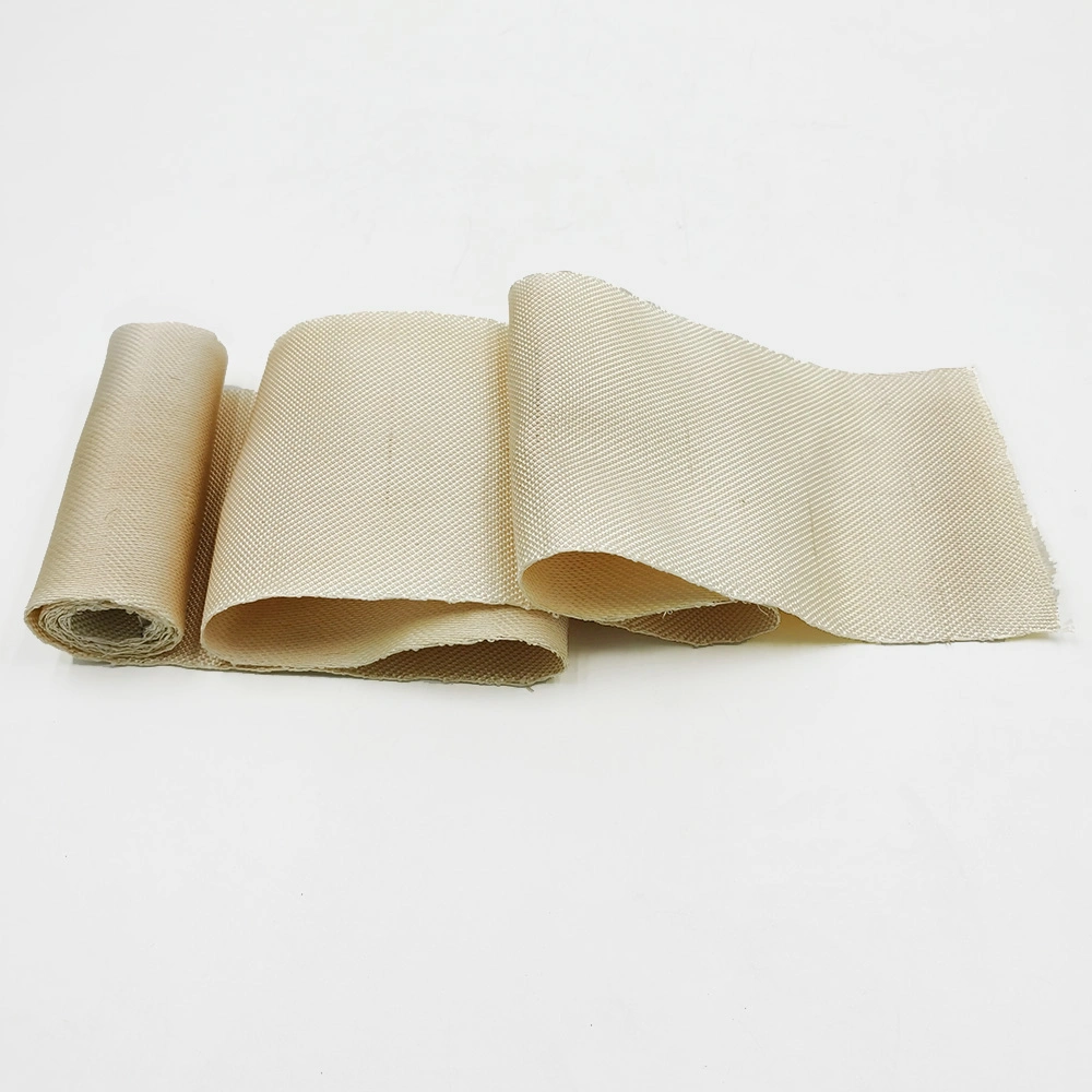 Ablative Resistance 100mm High Silica Glass Fiber Band Ribbon Fiberglass Sleeve