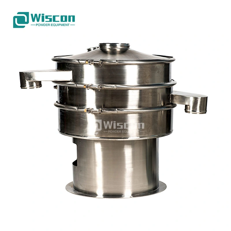 Resin Plastic Slurry Vibro Powder Sieve Separator Screener