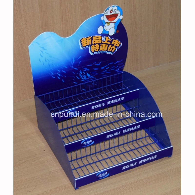 Grocery Stores Metal Wire Counter Snack Food Display (PHY1016F)