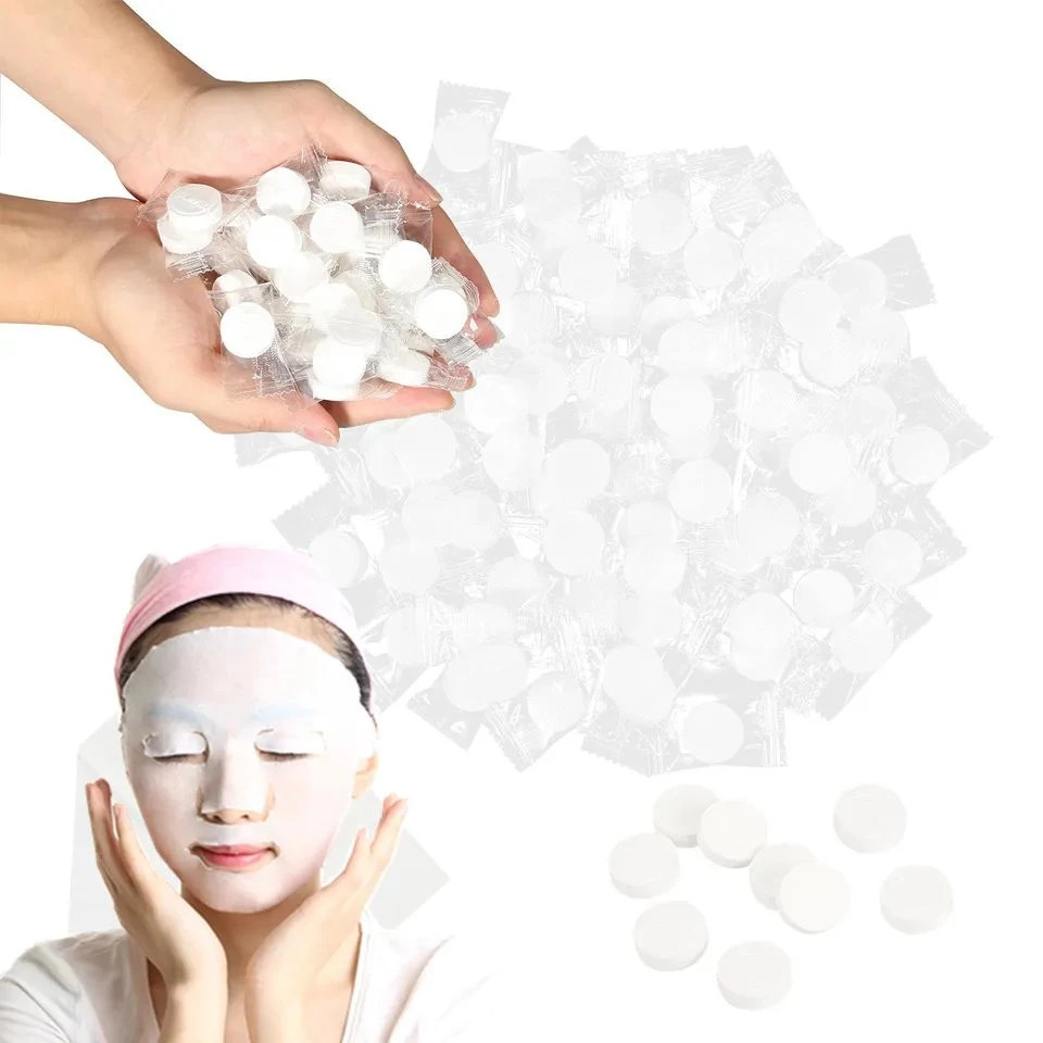 Individual Candy Package Facial Mask Dry Face Mask Paper Compressed Facial Mask Coin Sheet Compressed Facial Mask Sheet