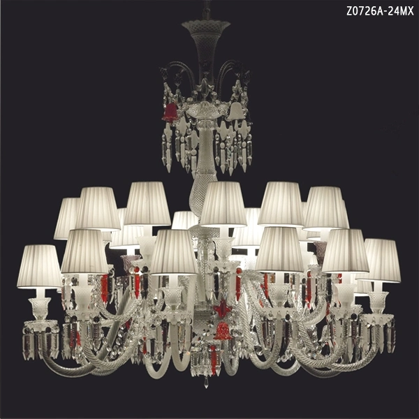 18 Light Luxury Chandelier Crystal for Hotel Decoration